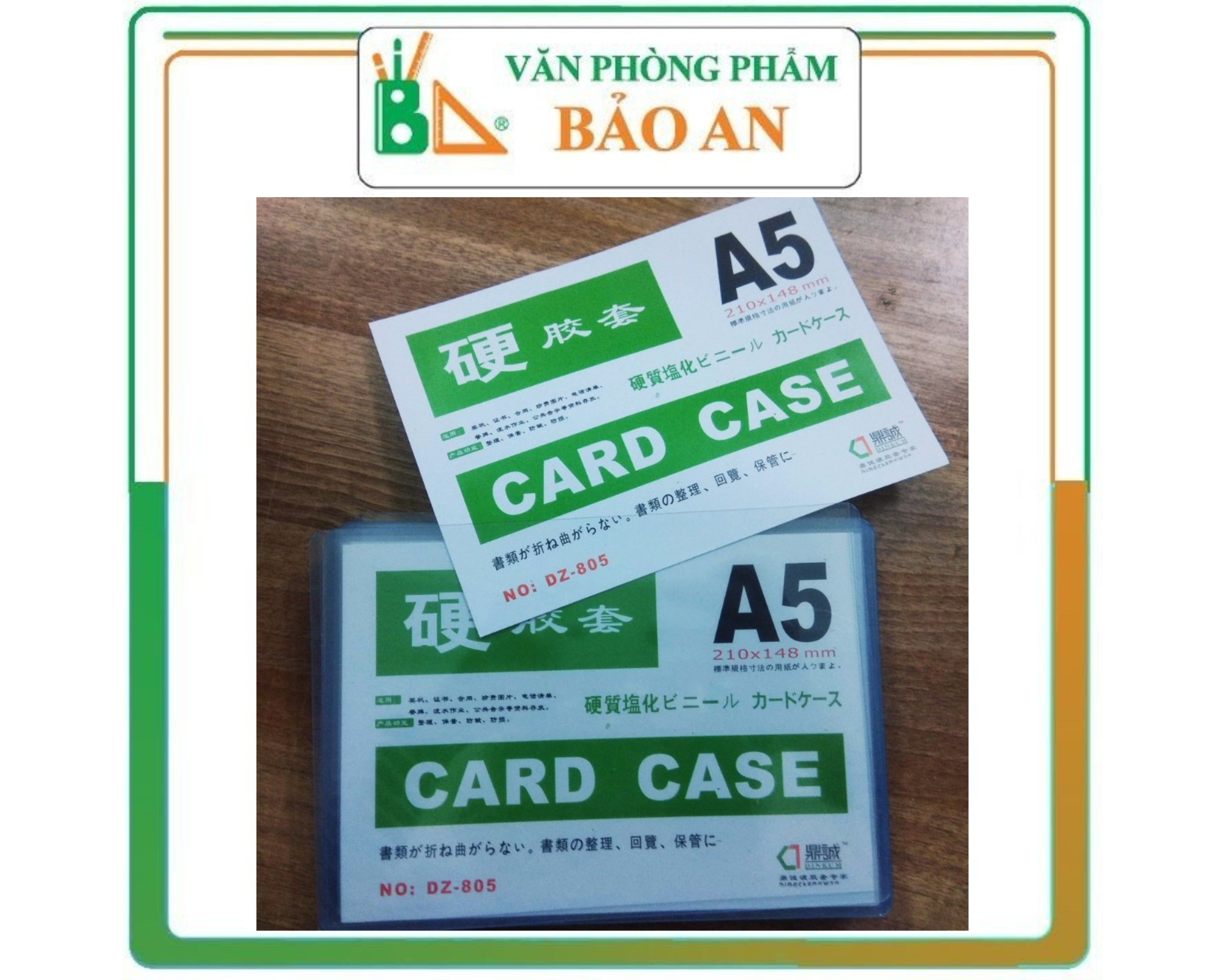 COMBO 10 Card case khổ A5 trong suốt,bảo vệ các loại giấy tờ.