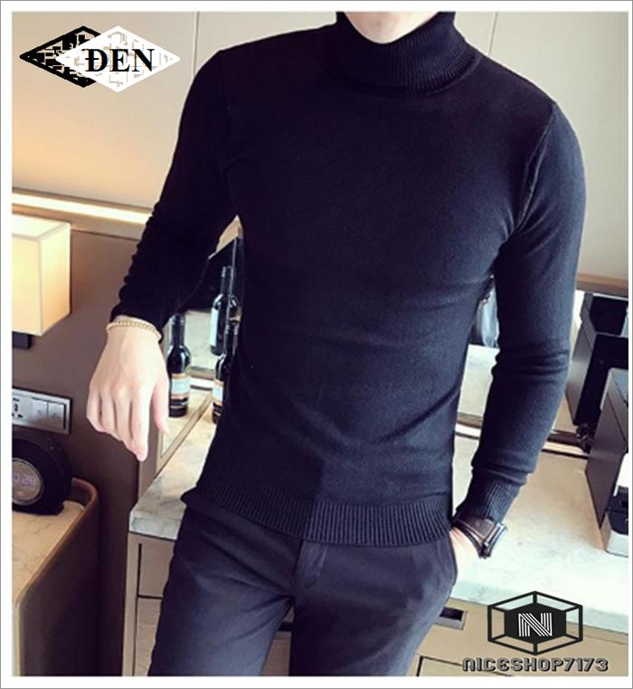 Áo Len Nam Cổ Lọ Phong Cách Hàn Quốc