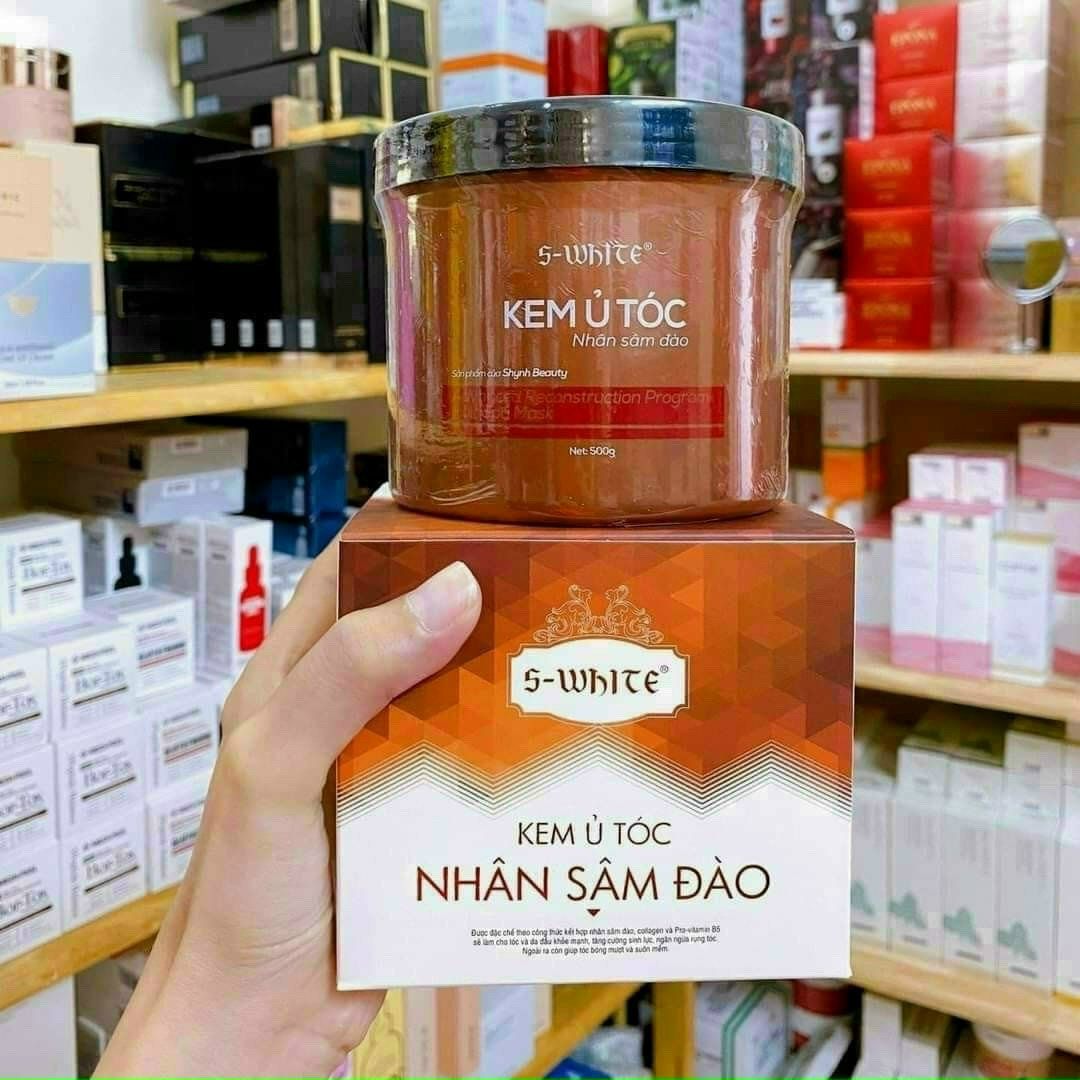 Ủ tóc nhân sâm đào Swhite 500g