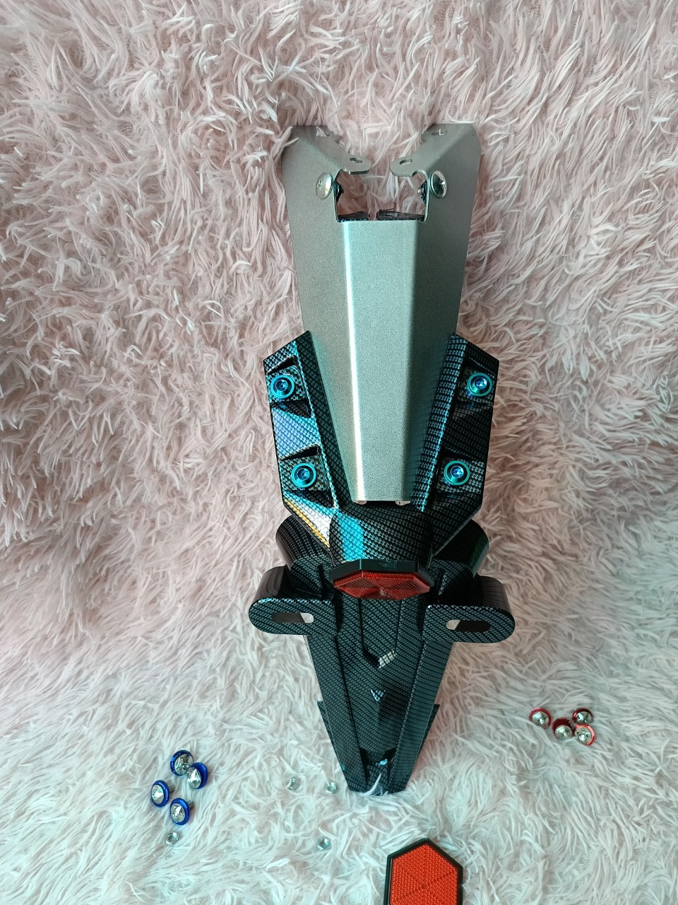 Combo ốp đuôi dè + dè Malay gắn exciter 150