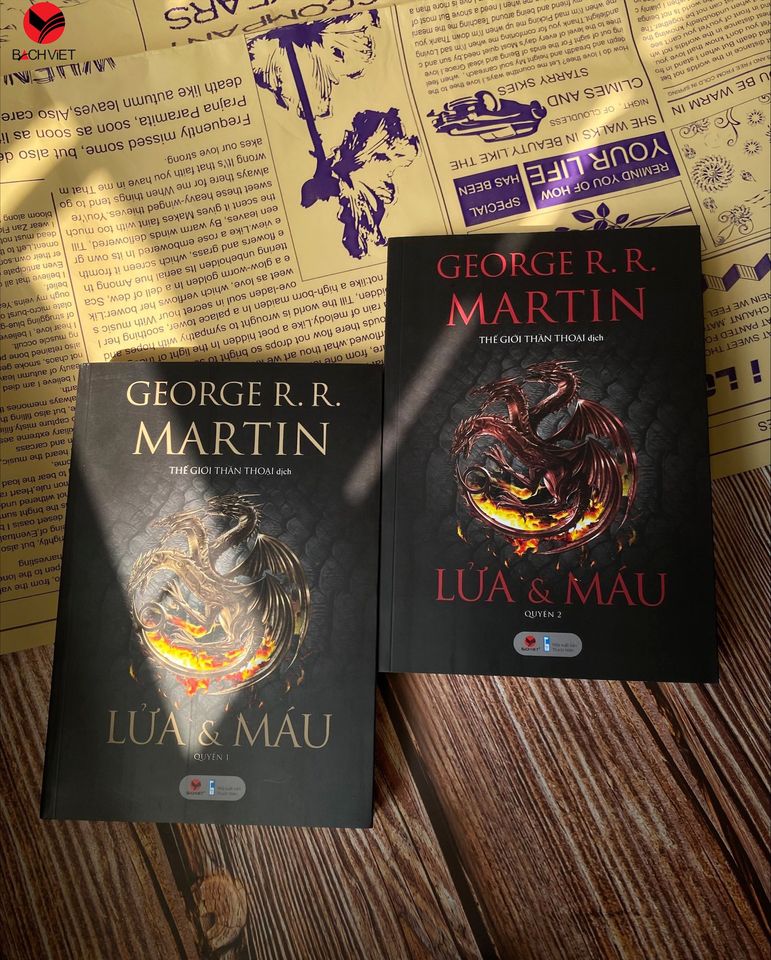 Sách - COMBO Lửa và máu - GEORGE R.R MARTIN