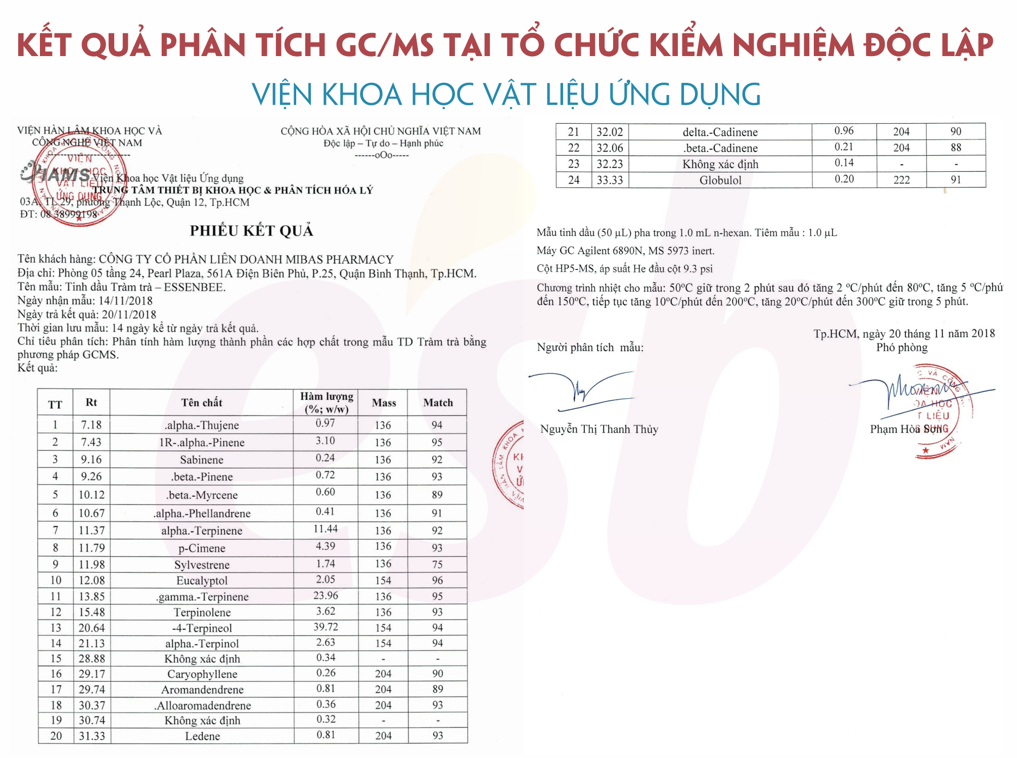 Tinh dầu Tràm Trà (Tea Tree) Essenbee - 10ml
