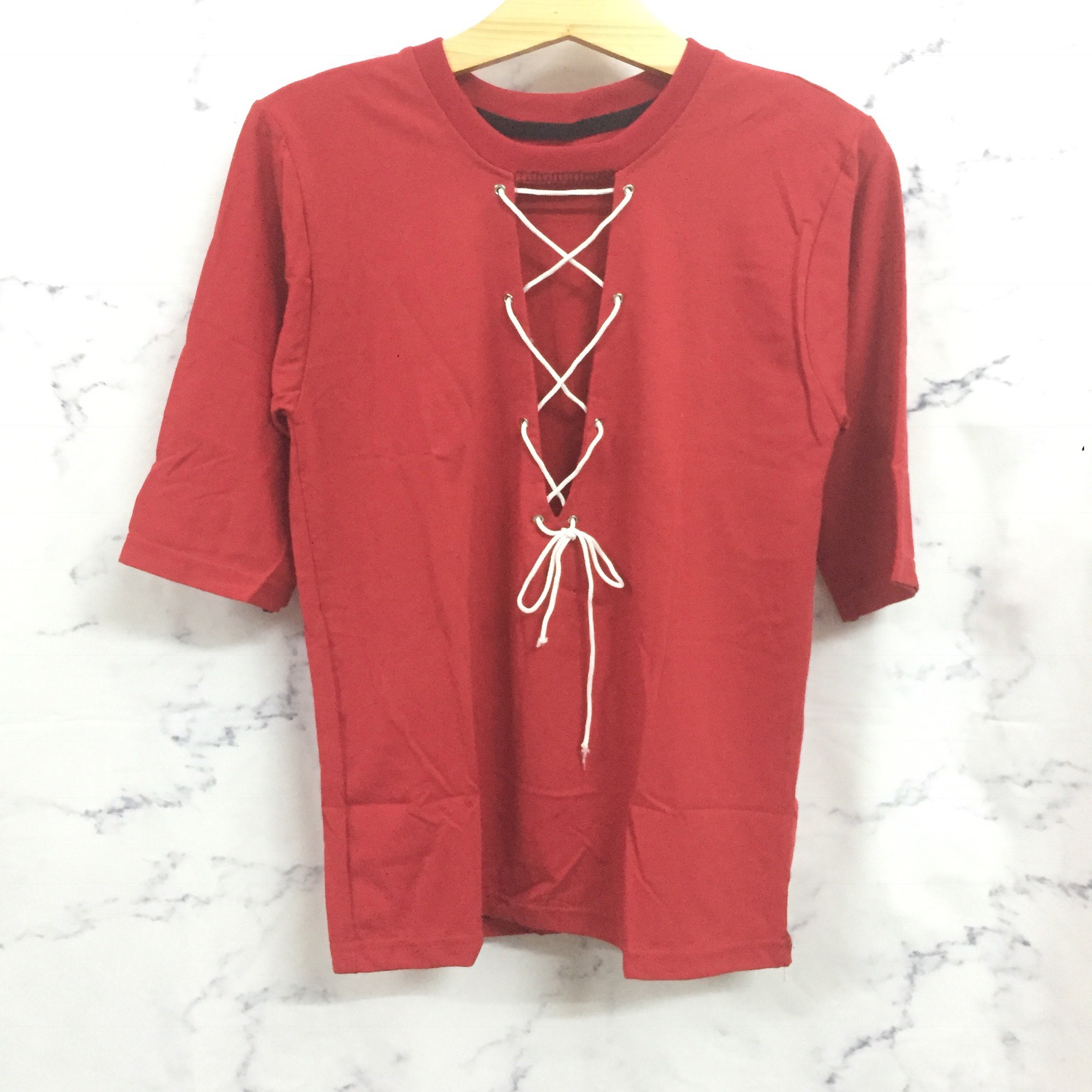 (40-55KG)Áo Choker Tay Lỡ Nữ