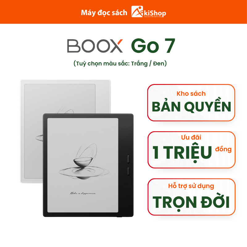 Máy đọc sách Boox Go 7 Chính hãng Akishop