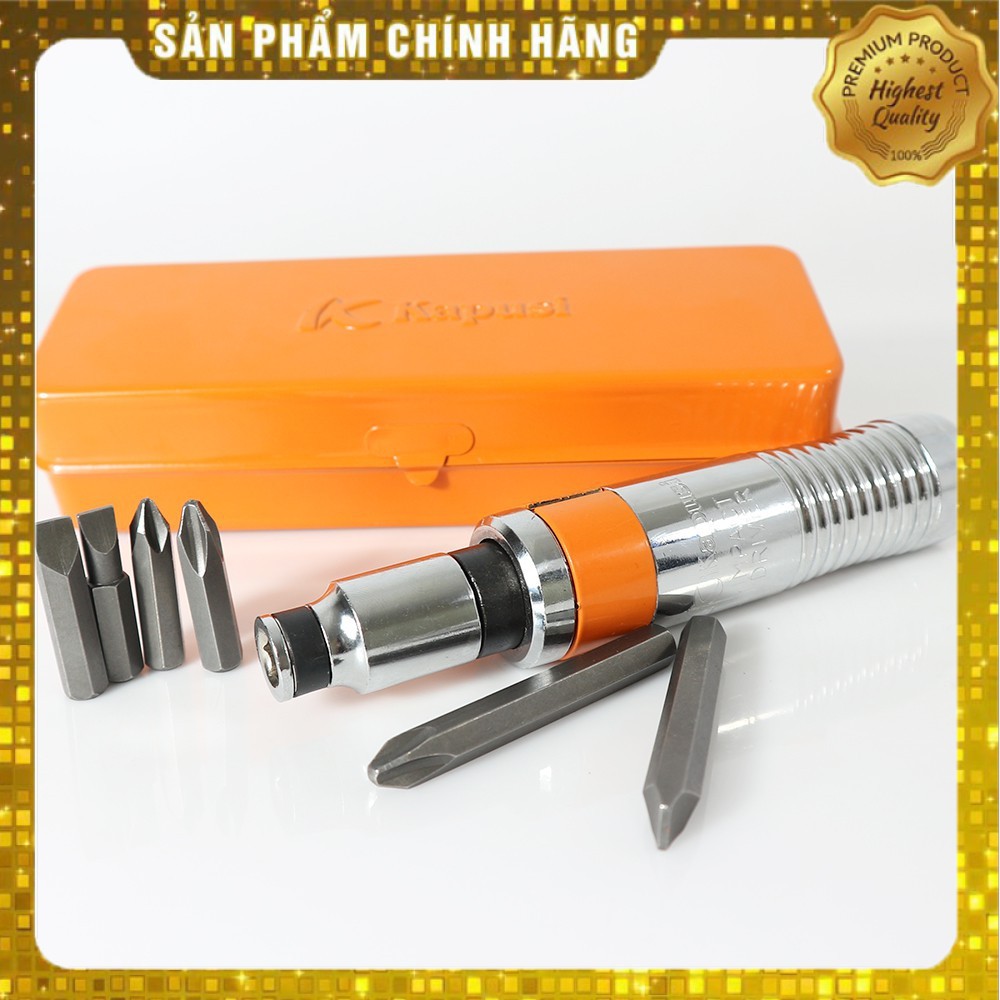 Bộ tua vít đóng xoay đảo chiều 7 chi tiết kapusi