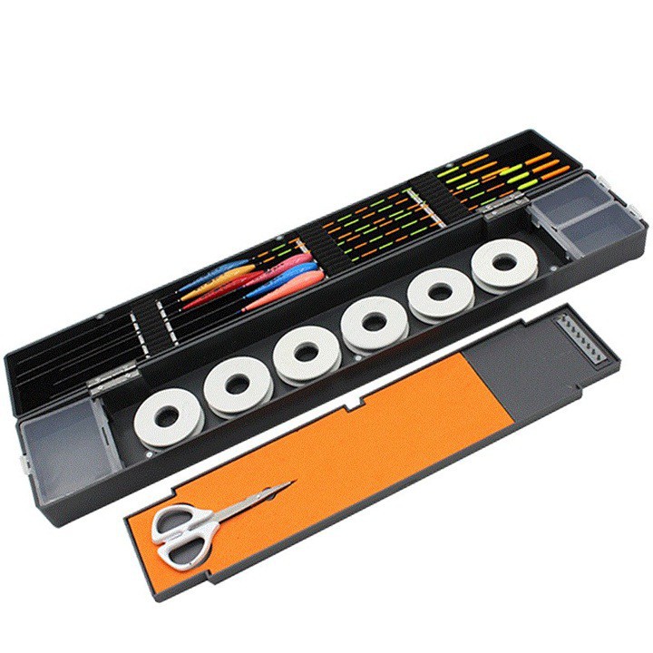 Hộp đựng phao câu đài 45cm  duli PC-5  (xả hàng giảm giá và cam kết bảo hành đổi trả ạ)