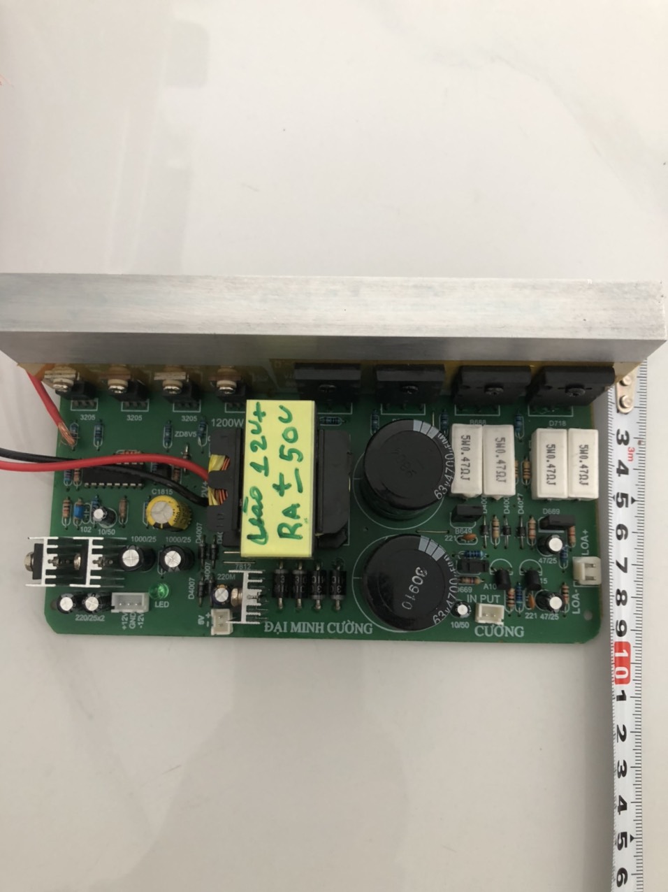MẠCH CÔNG SUẤT AMPLY - LOA KÉO 1200W