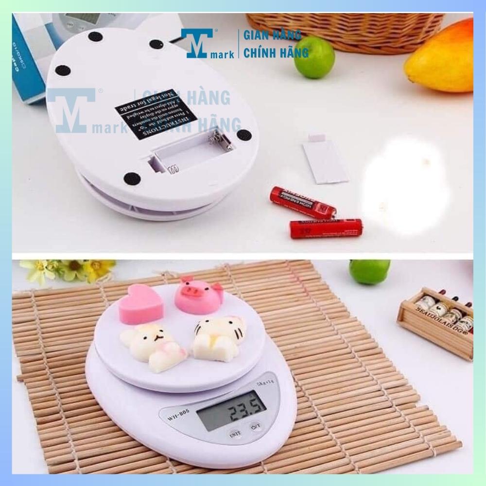 Cân điện tử mini WH-B05 5kg (Cân nhà bếp) Tmark