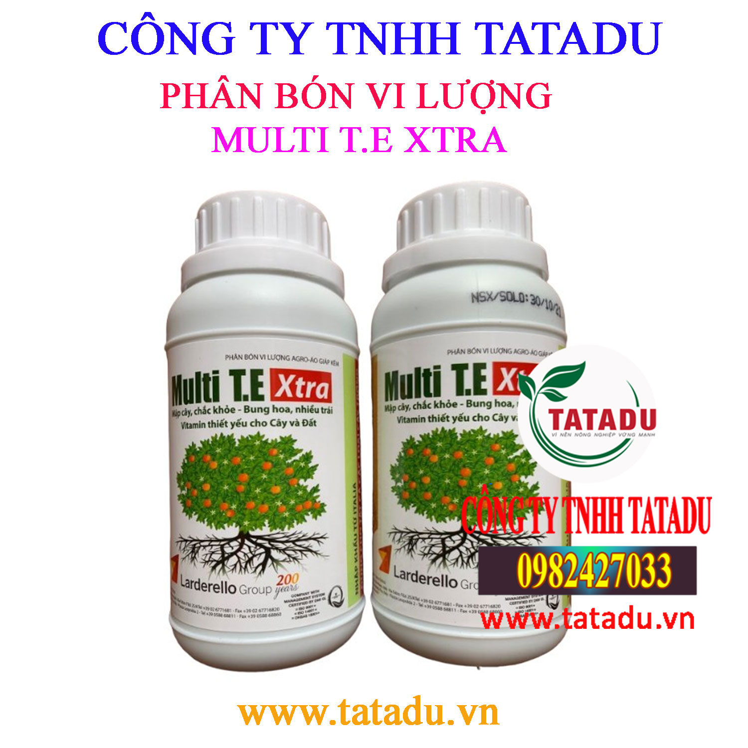 Multi t.e xtra chai 250ml – phân bón vi lượng mập cây, chắc khỏe, bung hoa, nhiều trái