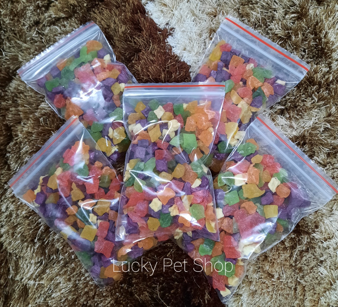Salad trái cây sấy lạnh cho hamster
