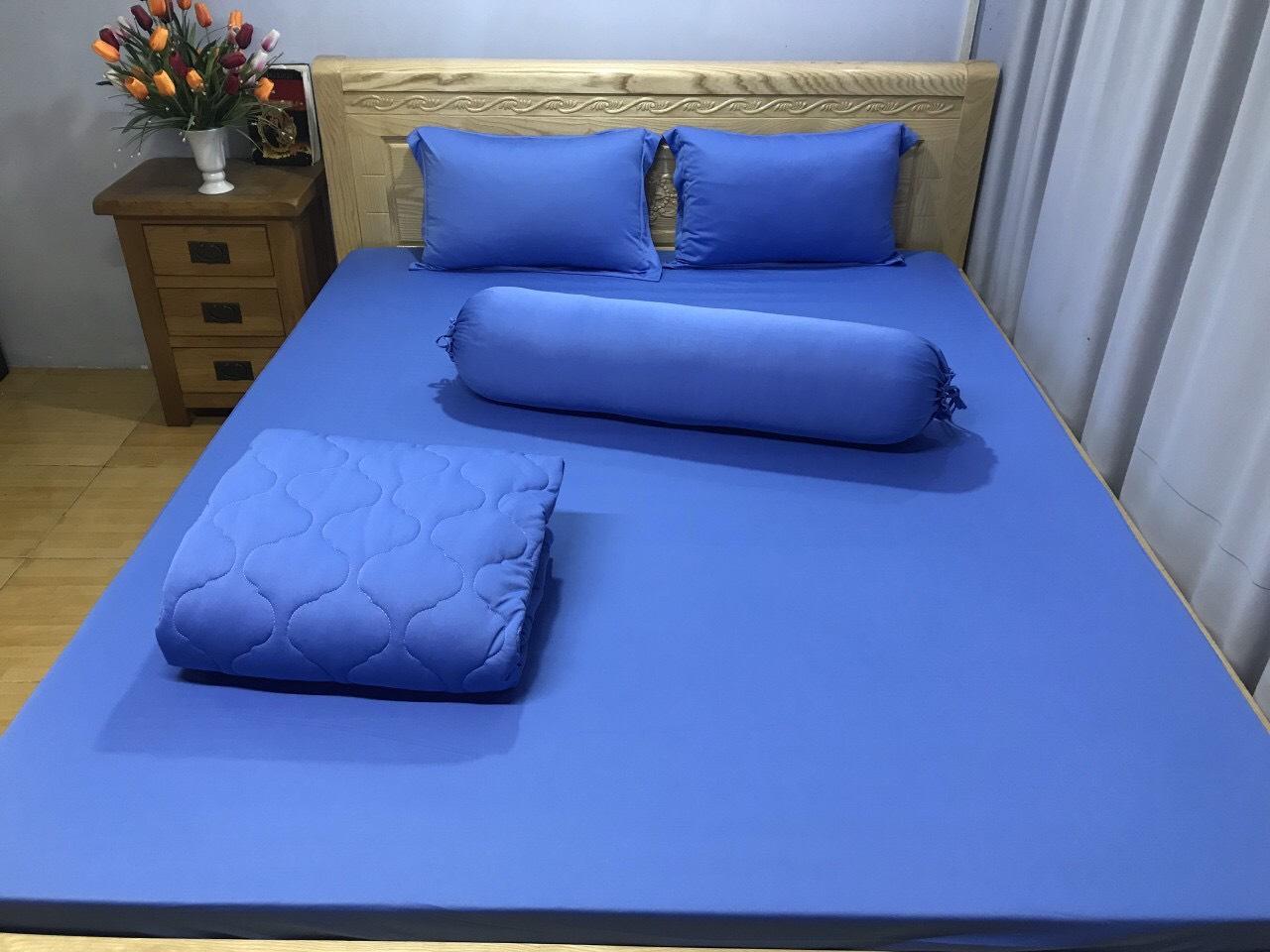 DRAP THUN HÀN 1 MẢU TRƠN-GRAP GIƯỜNG