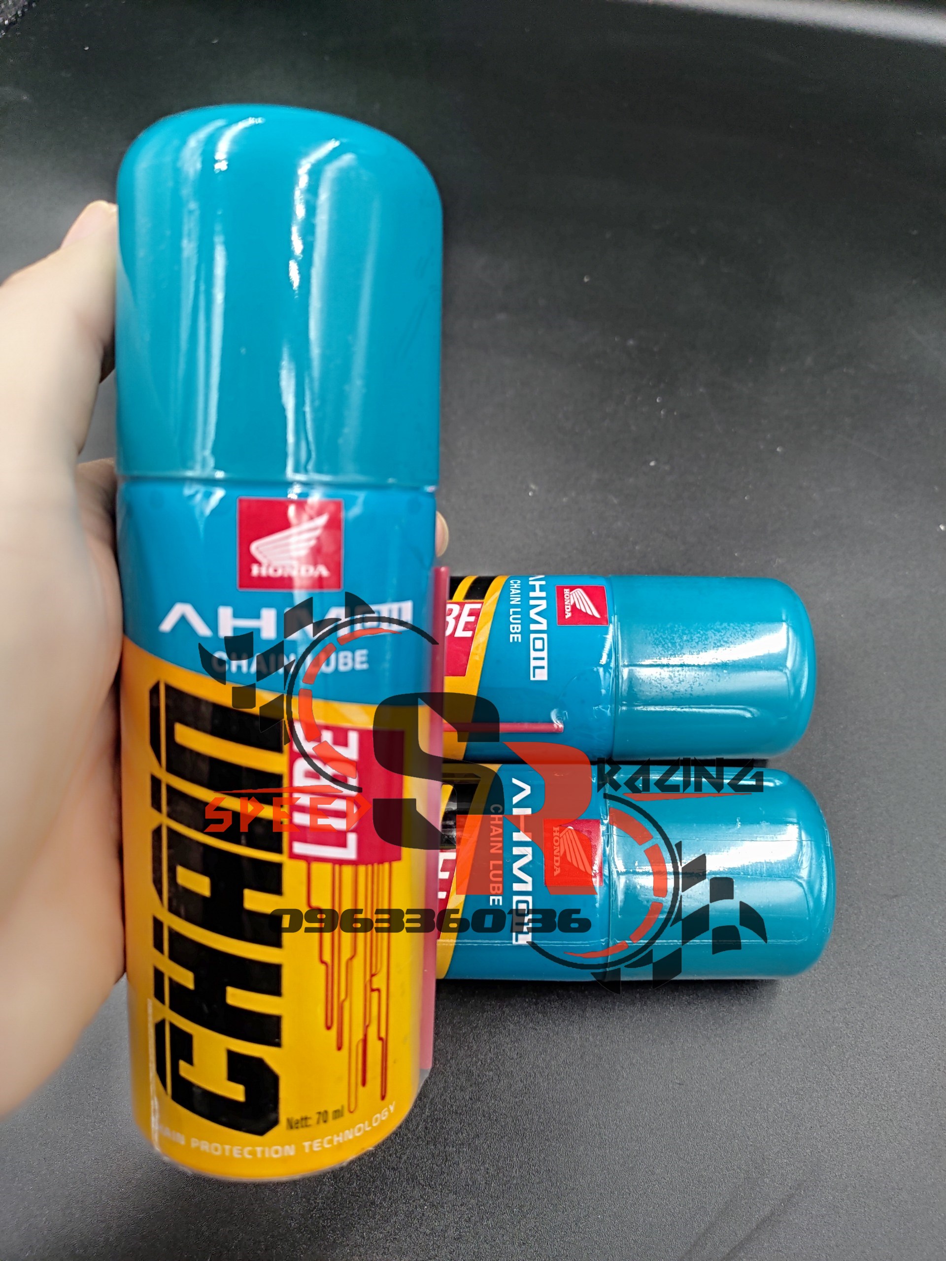 Combo Nhớt AHM Spx1 và Xịt Sên AHM (Chuyên cho Winner)