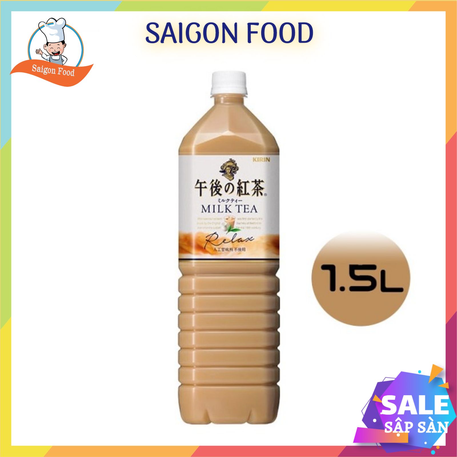 [HCM]Trà sữa Kirin Nhật Bản [chai 1.5l]- SAIGON FOOD