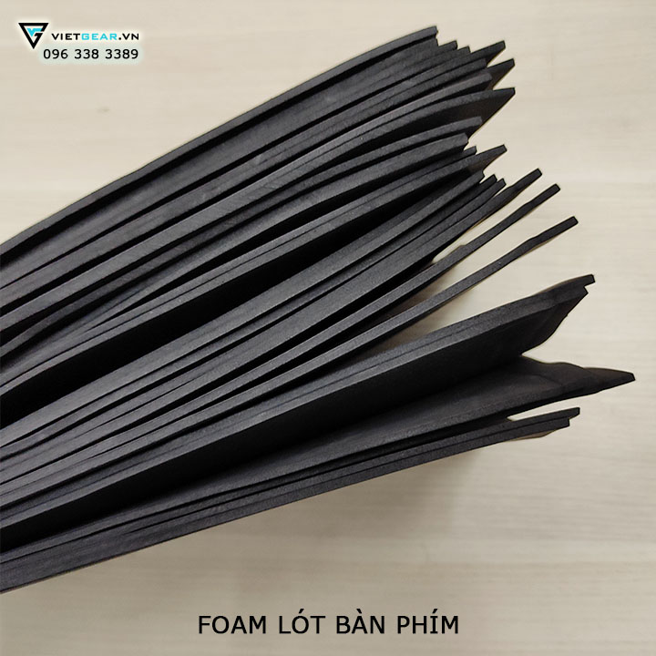 Tấm lót tiêu âm bàn phím cơ, foam lót bàn phím cao su non