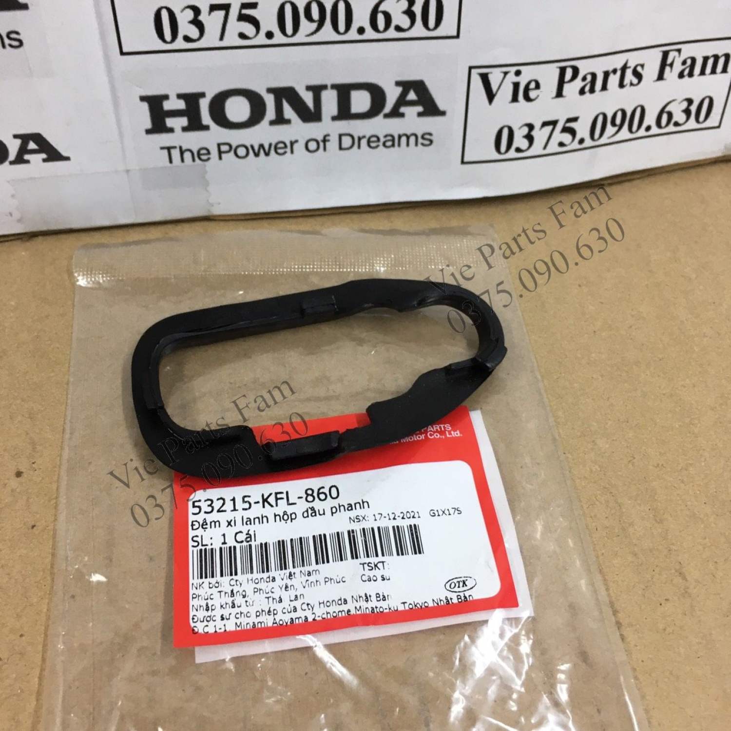 Cao su tay dầu wave zx, wave thái 110, hàng din honda mới 100%