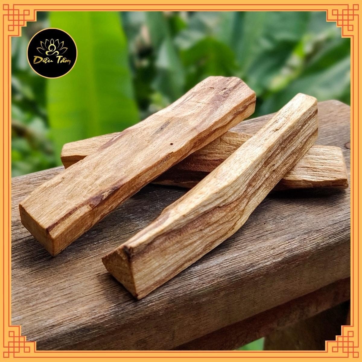 Gỗ Trắc Xanh Palo Santo đốt thơm nhà xô thơm thanh tẩy nhà cửa thảo mộc xông nhà thiền định, đem lại may mắn