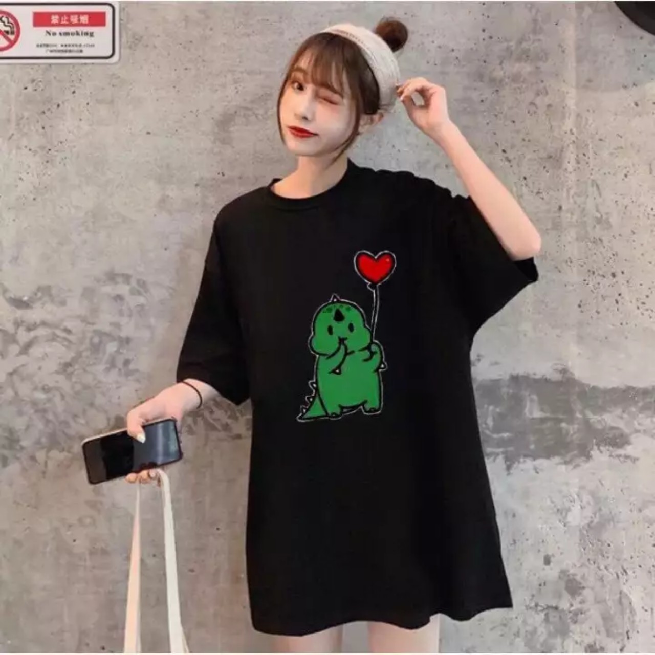 Hàng đẹp- áo khủng long cầm dây tim