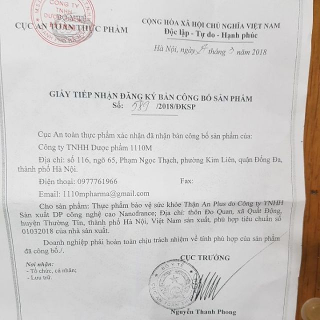 Thận an plus hộp 20 viên