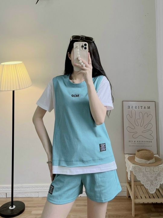 Set đồ bộ Nữ Thời Trang Nhẹ Nhàng Sieu hot, đồ bộ Cotton co giãn thoáng mát