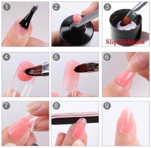 Gel gôm đắp móng, nối móng đắp gel không nóng 30ml