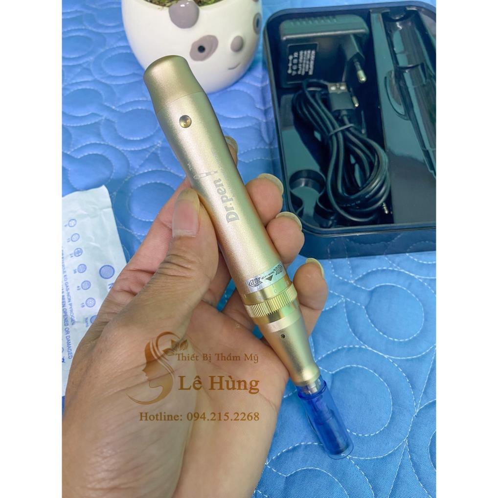 Máy phi kim cấy phấn, cấy tảo Dr Pen Vàng M5 TÍCH ĐIỆN