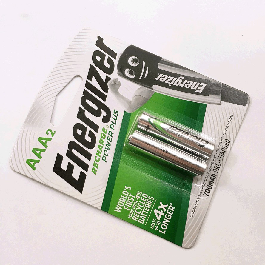 Combo 5 vỉ pin sạc AAA Energizer 700mAh (1 vỉ 2 viên) chính hãng