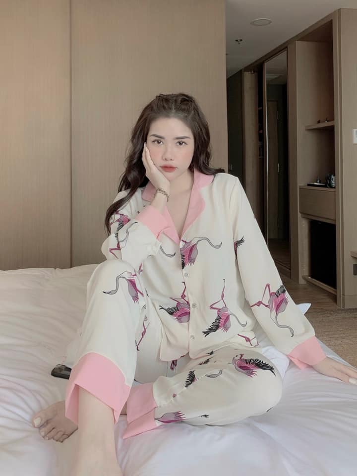 Bộ dài tay lụa Mango cao cấp size 40-60kg
