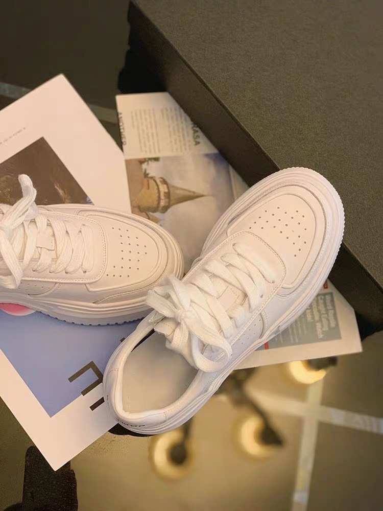 Giày Nữ Sneaker Thể Thao Full Trắng (GiàyBiBi)