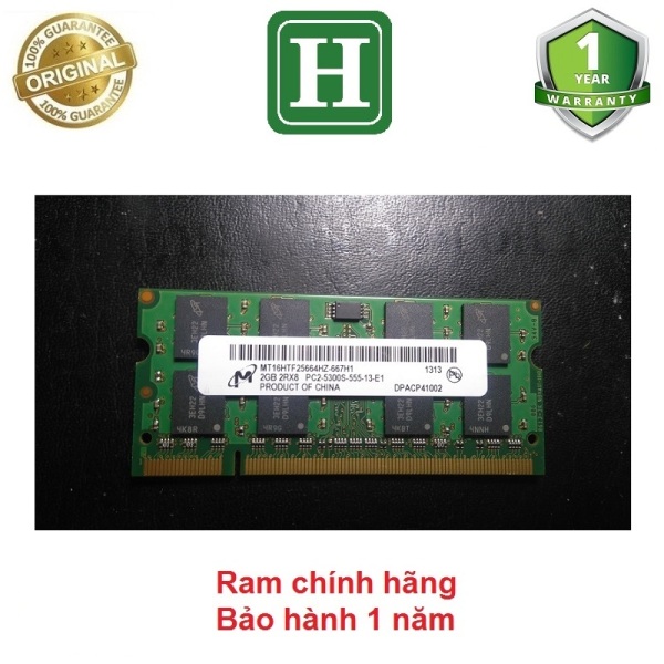 Bảng giá [HCM]Ram laptop DDR2 2GB bus 667 - 5300s bảo hành 1 năm Phong Vũ