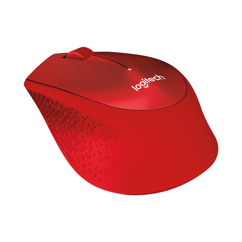 Chuột Wireless Logitech M331 Silent Plus (Đỏ) - Chính Hãng