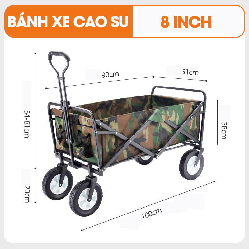 [VDSG] Xe Kéo Dã Ngoại Gấp Gọn Tiện Dụng XK01