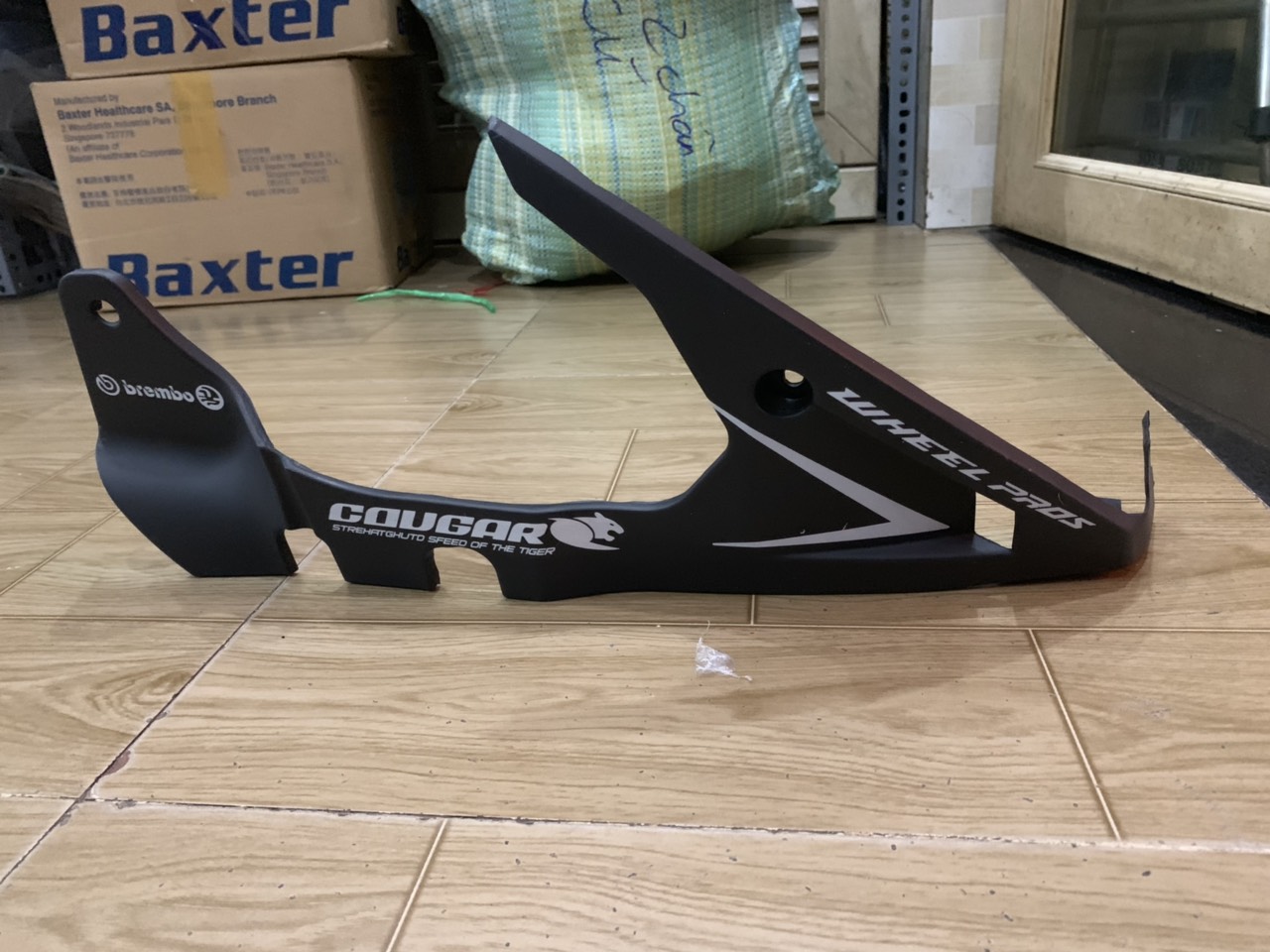 mỏ cày exciter 150 màu đen nhám tem trắng