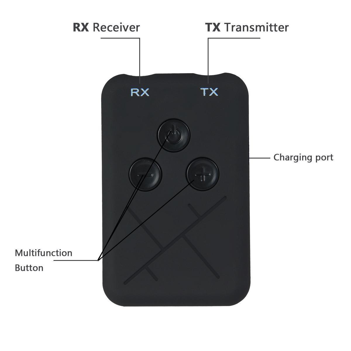 Bộ Thu Phát Âm Thanh 2 trong 1 Bluetooth 4.2 Bluetooth Receiver and Bluetooth Transmiter - Bluetooth TX10