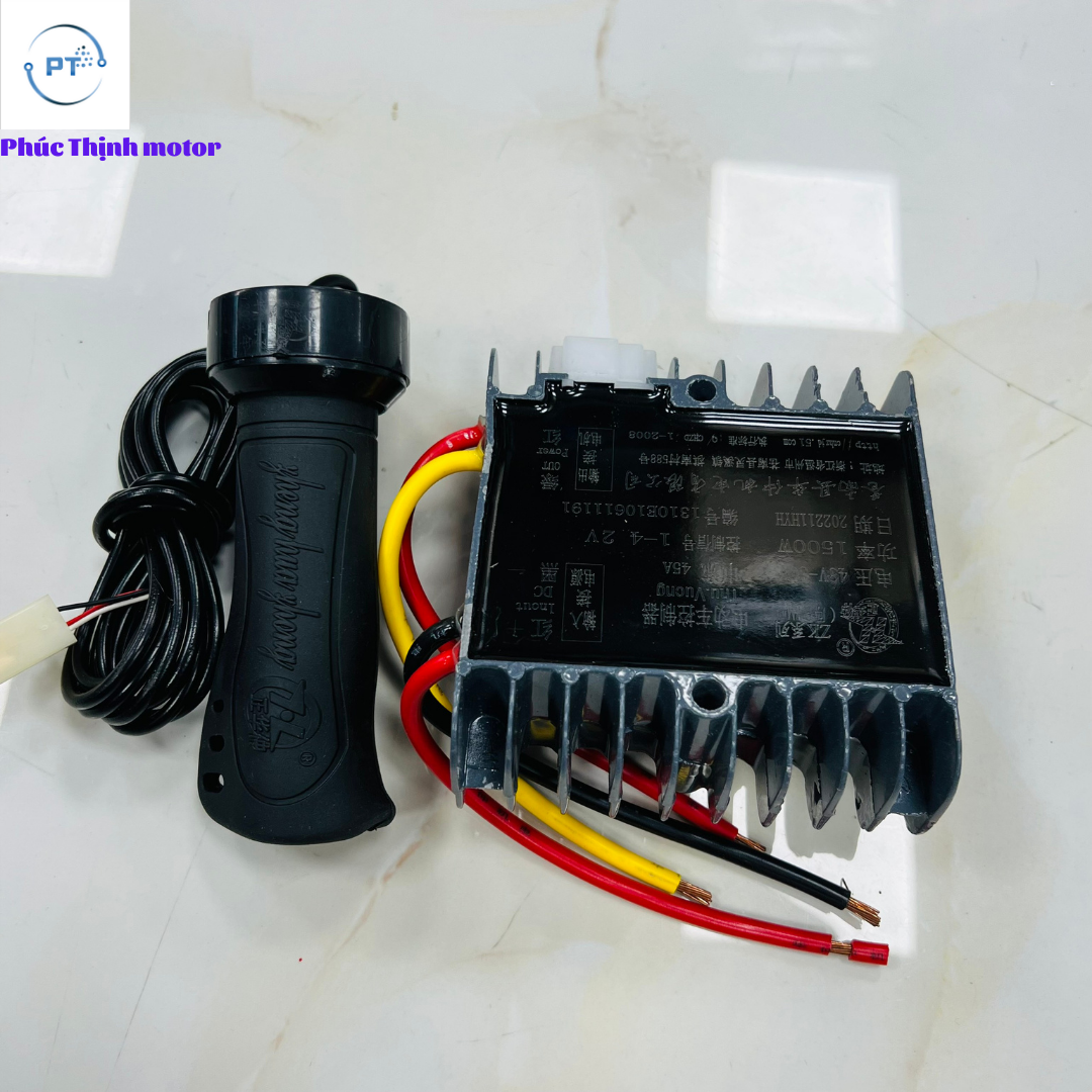 Điều tốc 48V-60V 1500w 45A và tay ga