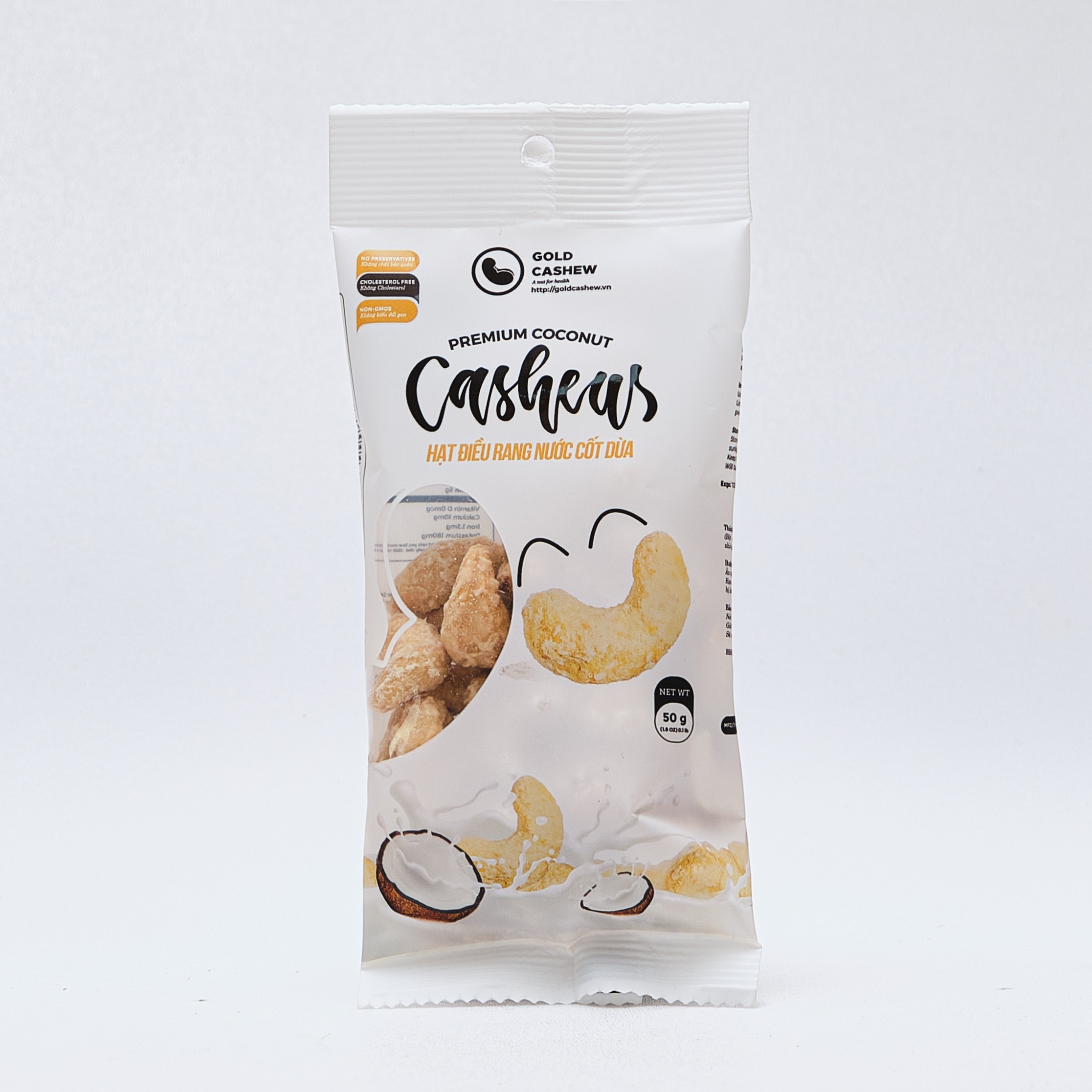 [HCM]Điều Rang Nước Cốt Dừa Cao Cấp 50gr