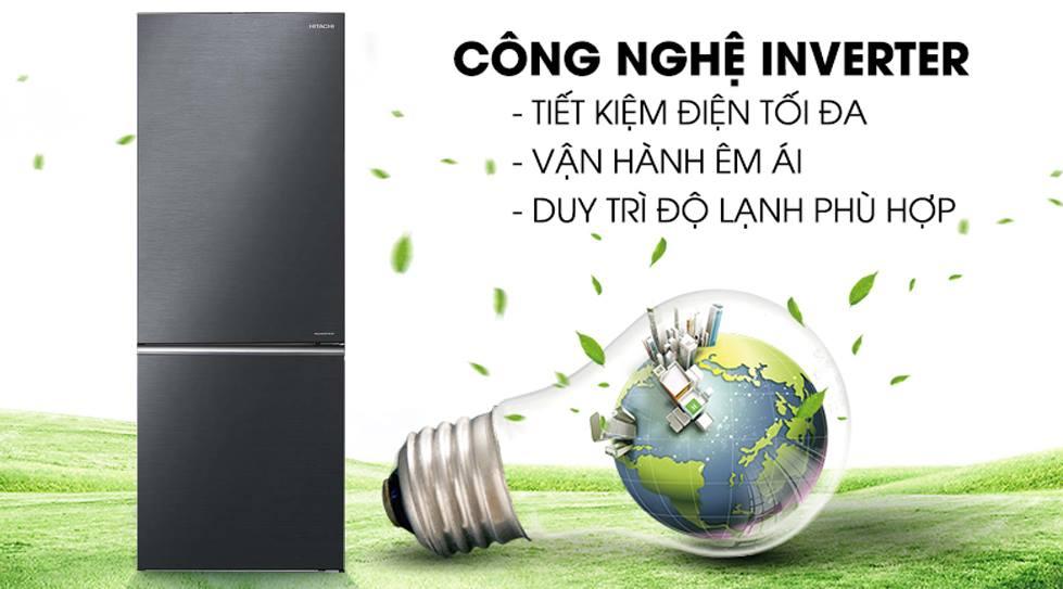 [GIAO TẠI HCM] -  Tủ lạnh  275 lít Inverter Hitachi R-B330PGV8(BBK)
