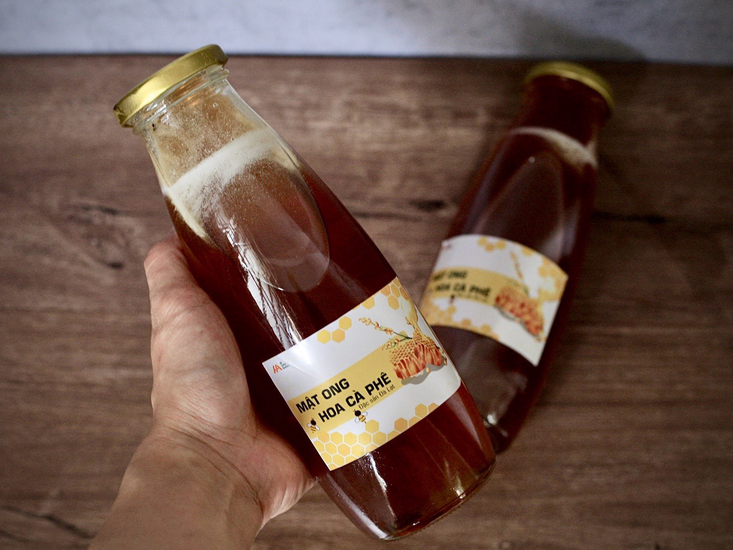 Mật ong hoa cà phê Arabica Cầu Đất | 500ML | Đặc sản Đà Lạt