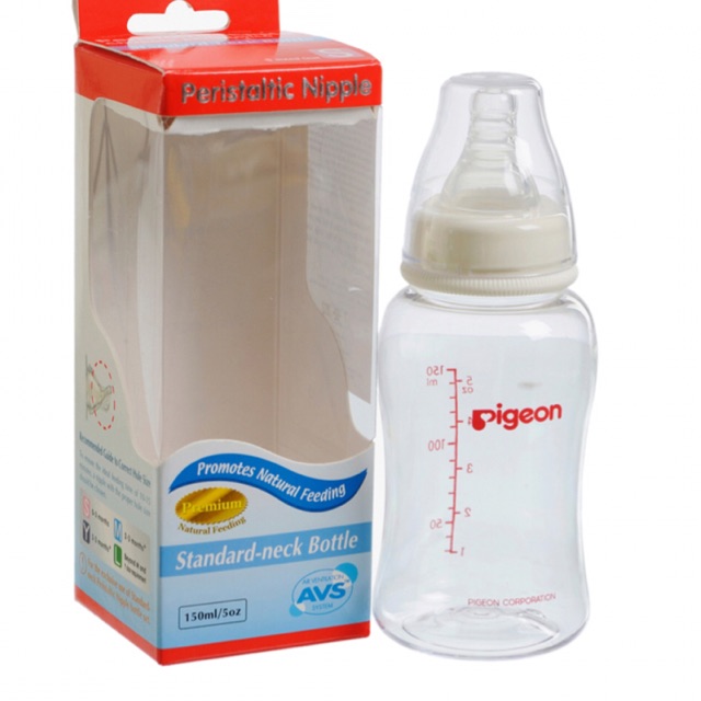 Bình Pigeon Cổ Hẹp StreamLine 240ml  , Bình Sữa Cổ Hẹp Cho Bé