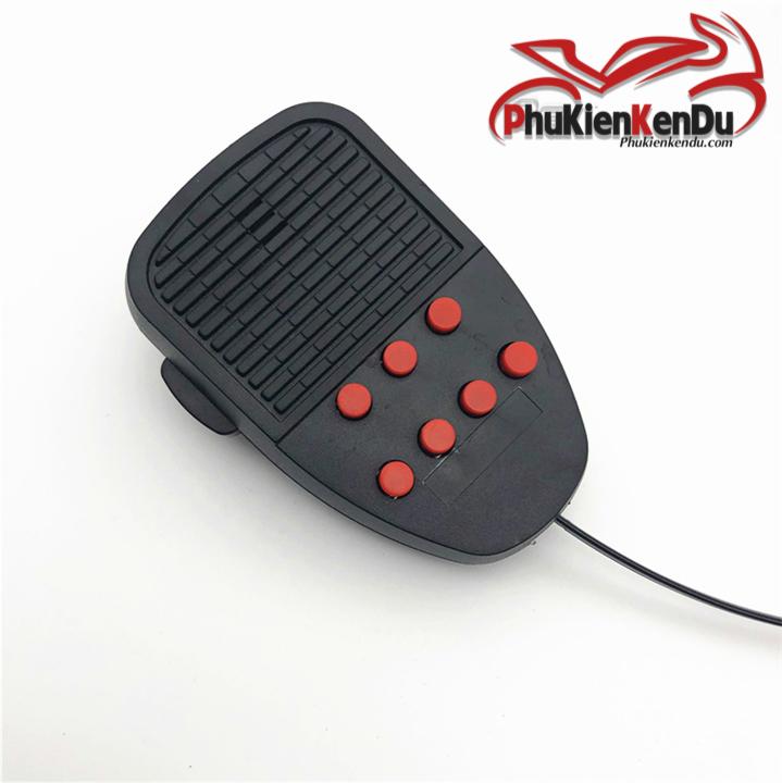 CÒI HÚ 7 CHẾ ĐỘ ÂM THANH CHUẨN CÓ MIC, 12V