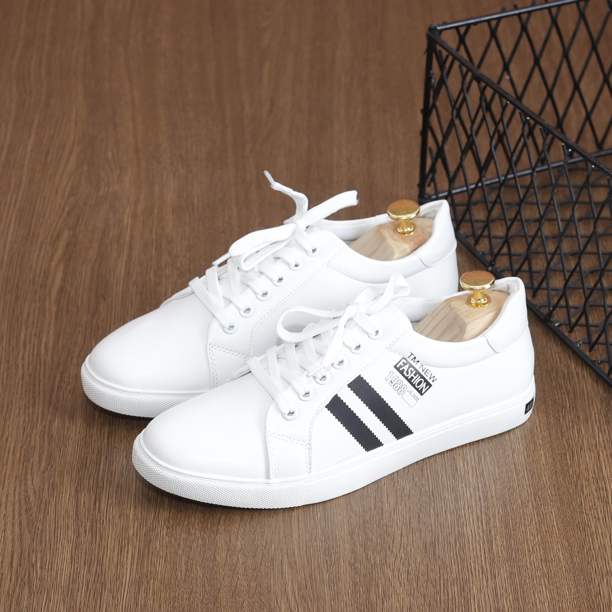 Giày nam, giày sneaker nam hot 2019 (Trắng)