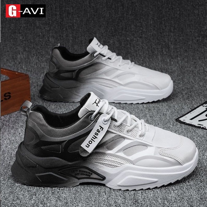 Giày nam, giày thể thao nam  Sneaker đế độn tăng chiều cao AVISHOP - 392