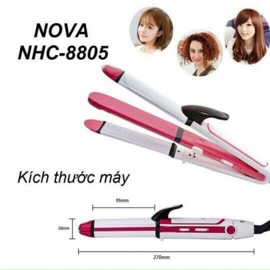 Máy Làm Tóc 3in1 - Máy Uốn/Duỗi/Dập Xù Tóc Đa Năng 3 Trong 1