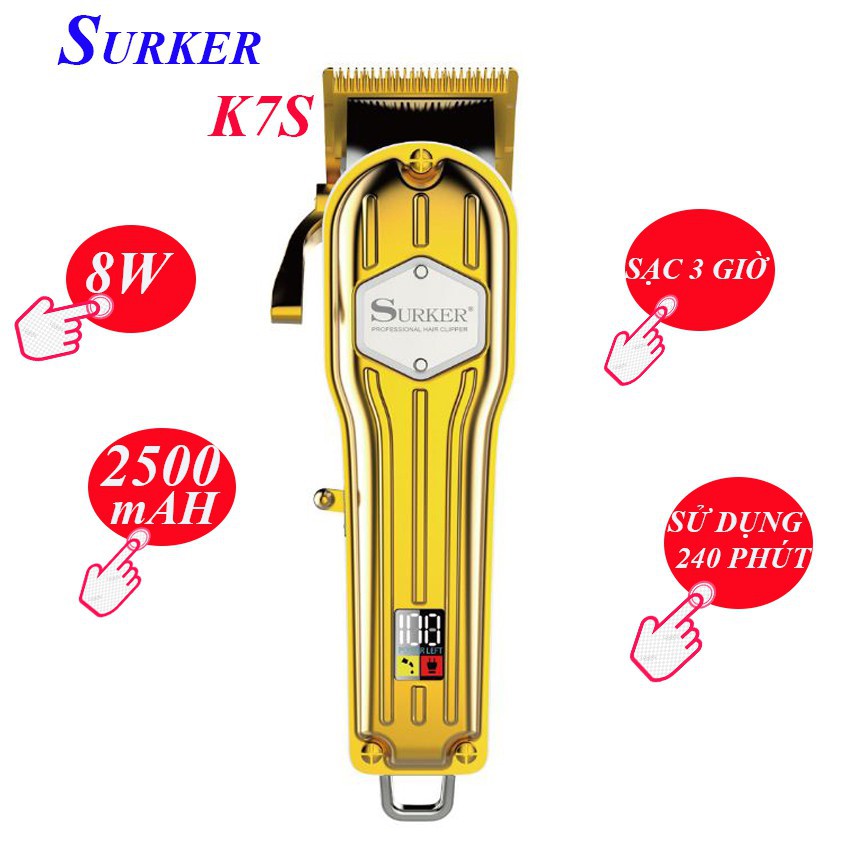tông đơ surker k7s cao cấp
