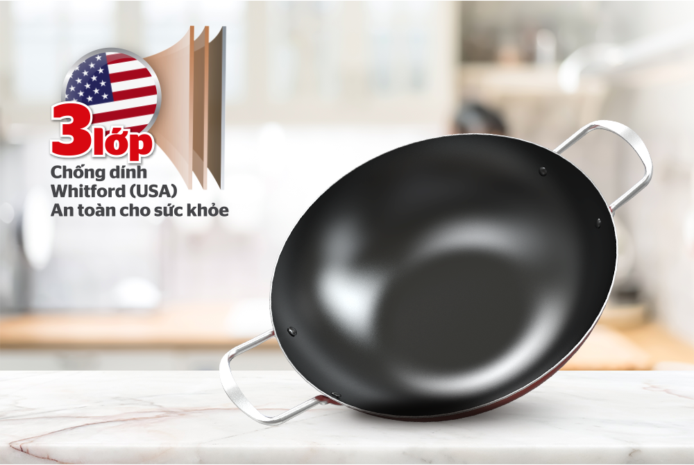 Chảo bầu chống dính SUNHOUSE đủ Size