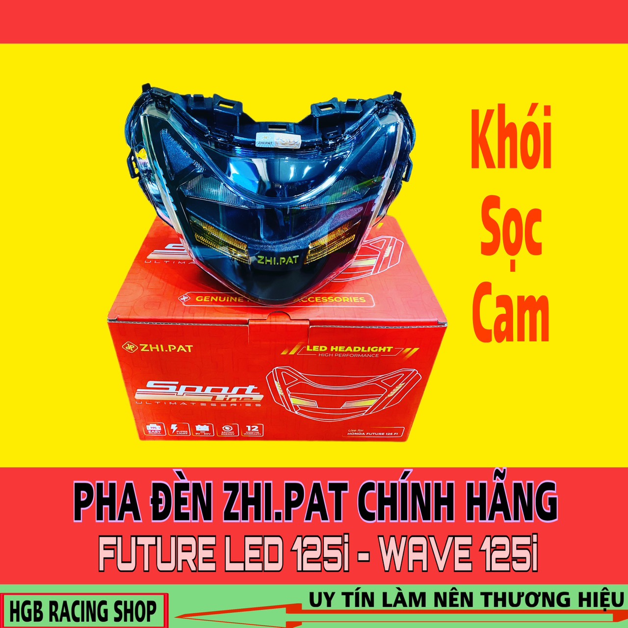 Pha đèn led 2 tầng ZINPAT dành cho FUTURE LED - WAVE 125i