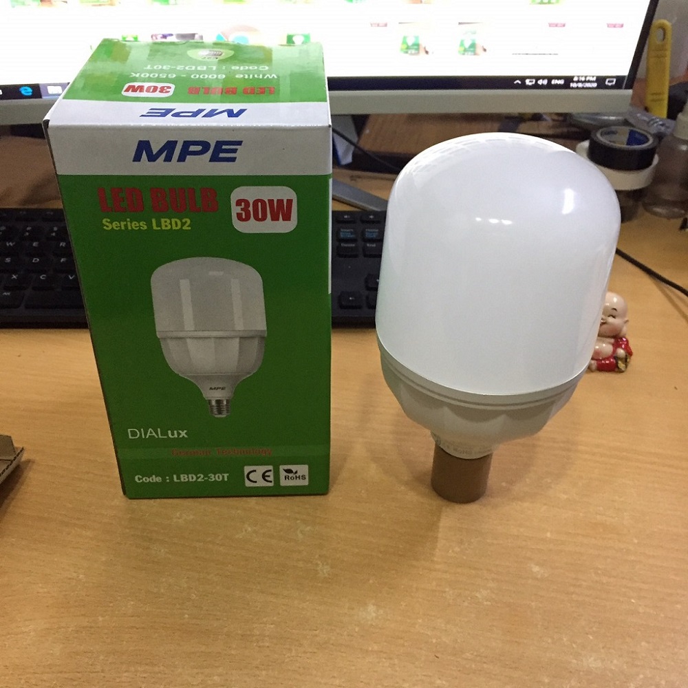 [HCM]BÓNG LED BUP 30W MPE - BÓNG ĐÈN LED MODEL LBD2-30W