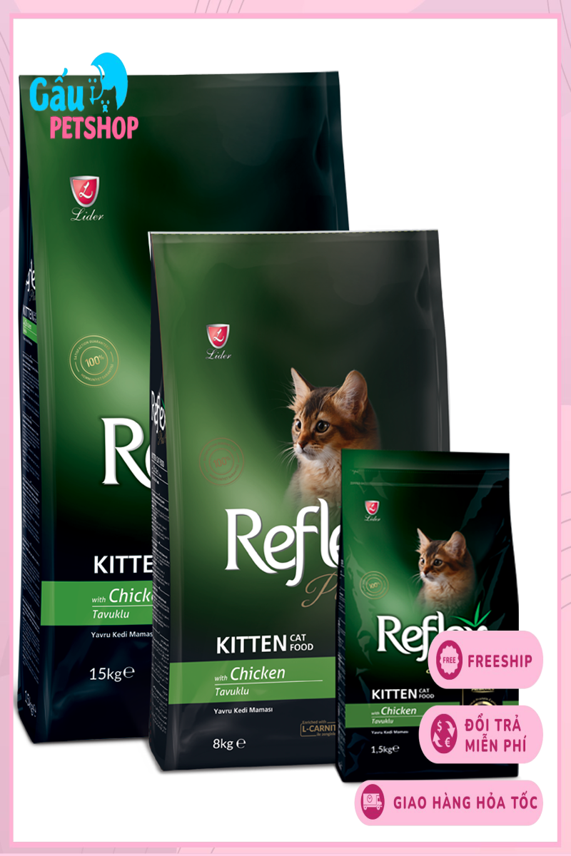 Bạn đang tìm kiếm món thức ăn tốt cho mèo của mình? Hãy thử thức ăn hạt gà Reflex Plus cho mèo. Đây là một sự lựa chọn tuyệt vời để đem lại sức khỏe và niềm vui cho vật nuôi của bạn. Hãy xem hình ảnh liên quan để thấy những hạt thức ăn hấp dẫn!