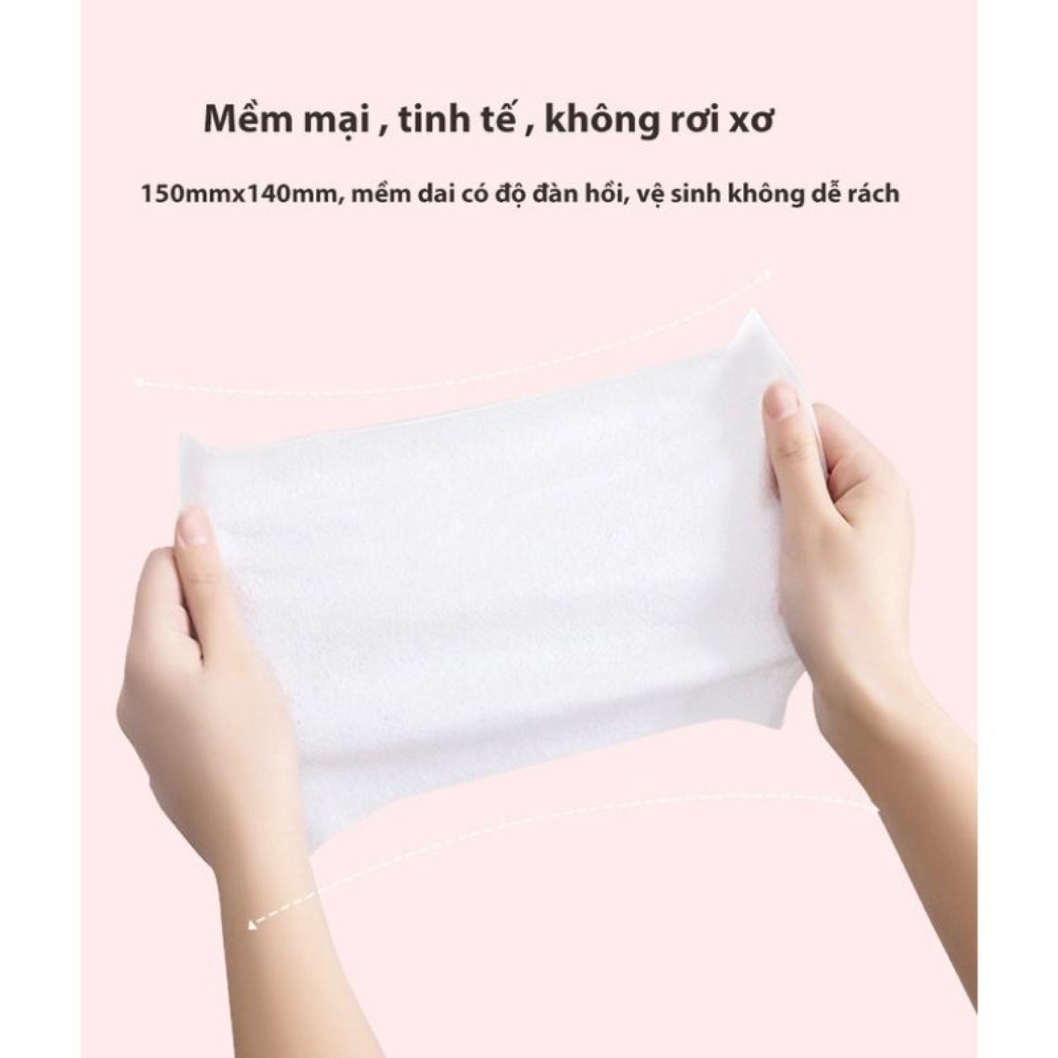 [1 gói] Khăn ướt mini bỏ túi siêu tiện lợi