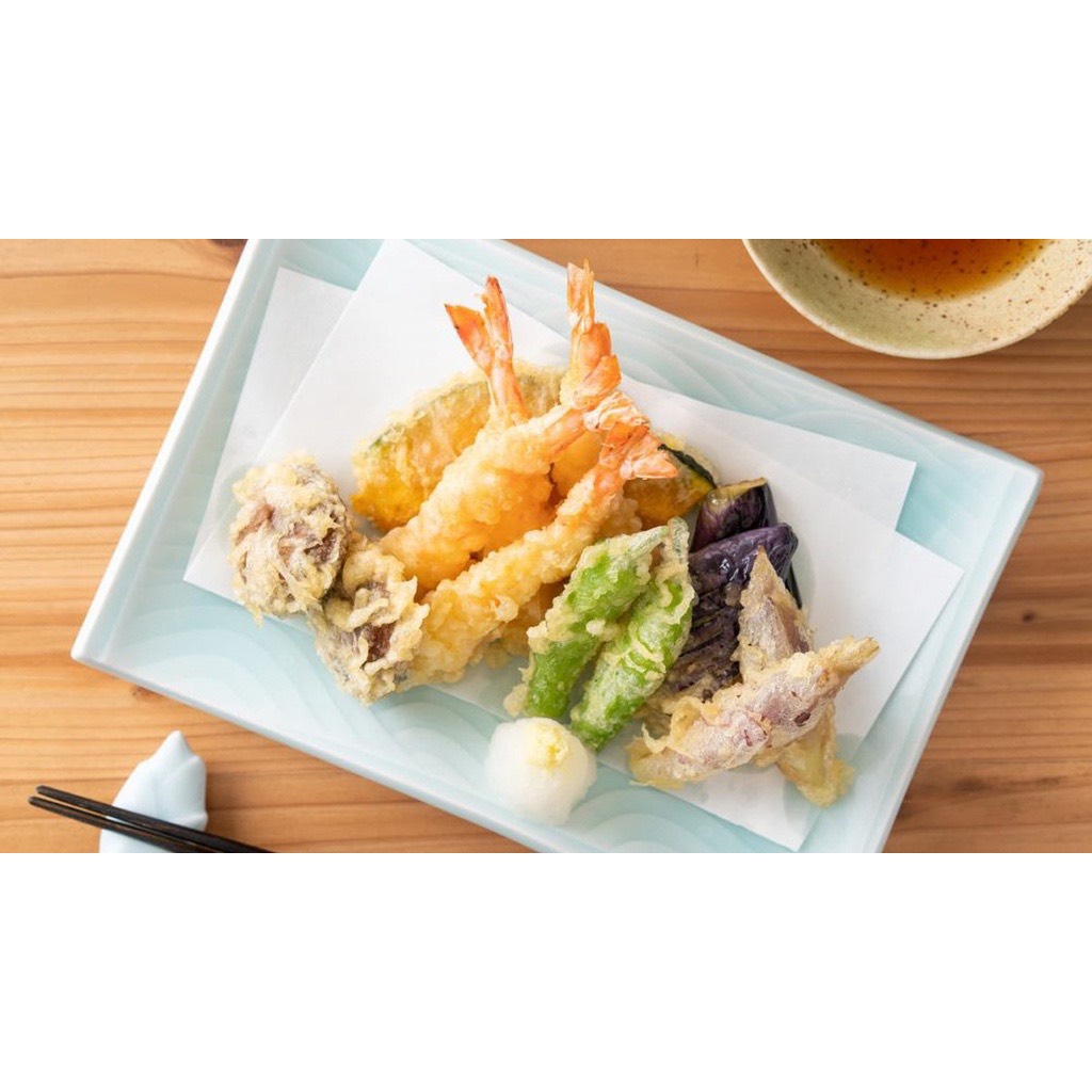 Bột chiên Tempura Nhật Bản, bột chiên hải sản hoa quả, bột chiên giòn