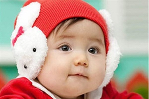 [HCM]Mũ Len Cho Bé Hình Tai Thỏ